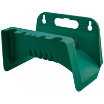 Support mural pour tuyau d'arrosage, en plastique résistant, environ 20 m de tuyau 1/2' peuvent être enroulés sur le support (15G798) - Verto