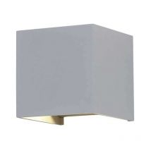 Aplique led 6W Gris Impermeable IP54 - Blanco Natural 4000K