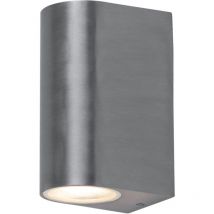 Lampada da parete up and Down outside GU10 luce per esterni porta d'ingresso luce per facciate argento Lampada da parete per terrazza esterna,