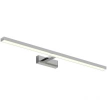 Wall Light Jukka (modern) in Silver made of Aluminium for e.g. Bathroom (1 light source,) from Lindby white, chrome