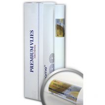 E-delux - Paintable professional wall liner 150 g Profhome PremiumVlies 399-155 smooth non woven lining paper 4 rolls 1076 sq ft (100 sqm)