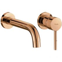 REA - Concealed Basin Faucet Lungo Rose Gold + Box
