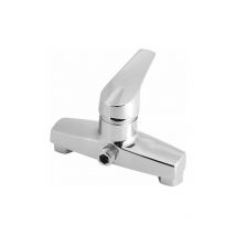 Wall Mounted Faucet Zinc Alloy Bathroom Antirust Single Faucet Shower System