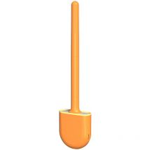 Ugreat - Wall Mounted Toilet Brush, Mini Bathroom Toilet Cleaning Brush with Detachable Handle, Vitality Orange