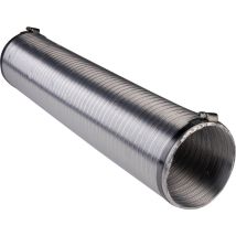 Wallair N51803 Flexibles Lüftungsrohr Aluminium (ø X L) 8 Cm X 2.5 M Silber