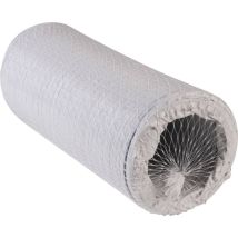 N52870 Tubo flessibile a spirale Plastica (ø x l) 15.2 cm x 3 m Bianco - Wallair