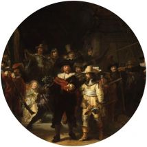 Cerchio Carta da Parati The Night Watch 190 cm Wallart