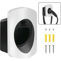 Mcevkeln - Wallbox Support Mural de Cable Type 2, ev Support de Chargeur pour Voiture électrique avec Connecteur iec 62196-2, Organiseur de câble de