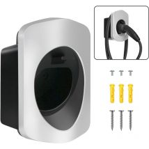 Mcevkeln - Wallbox Support Mural de Cable Type 2, ev Support de Chargeur pour Voiture électrique avec Connecteur iec 62196, Organiseur de câble de
