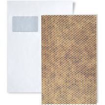 Wallface - 1 sample piece S-17241 race vintage copper/silver Structure Collection Sample of wallcovering in din A5 size