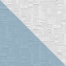 Profhome - Papier peint texturé 262516 papier peint intissé à peindre texturé à l'aspect textile mat blanc 5,33 m2