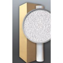 Edem - Wallpaper wall non-woven paintable 80362BR70-4 plaster look textured surface white 1 ct. 4 rolls 106 sqm (1140 sq ft)
