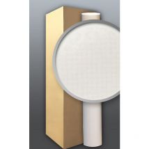 Edem - Wallpaper wall non-woven textured 80375BR60 textured paintable white 6 rolls 159 sqm (1710 sq ft)