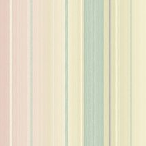 Wallquest - Ombre Woven Striped Pink Teal Wallpaper Acrylic Coated Feature Wall