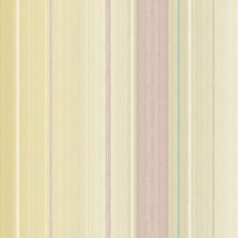 Wallquest - Ombre Woven Striped Yellow Pink Wallpaper Acrylic Coated Feature Wall