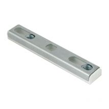 Walraven - Montageplatte 6743001 M 8, 116,5x10,5mm, Stahl, Elektrolytisch Verzinkt