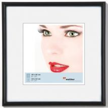 walther design KB220H - Plastique - Noir - Cadre pour une seule photo - 13 x 13 cm - Carré - 213 mm