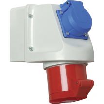 Werke 114 114 cee Wandsteckdose 16 a 5polig 400 v 1 St. - Walther