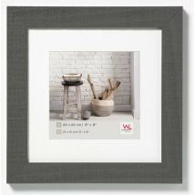 HO440D - Bois - Gris - Cadre pour une seule photo - 28 x 28 cm - Carré - 445 mm - Walther Design