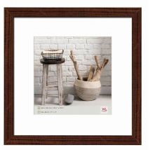 HO440N - Bois - Marron - Cadre pour une seule photo - 28 x 28 cm - Carré - 445 mm - Walther Design