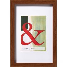 Noce 10 x 15 cm vero vetro Cornice in legno di Stoccolma EA015N - Walther Design