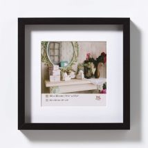 Walther Design - Nera 30 X 30 Cm Con Passe-partout, Cornice In Legno Stoccolma Ea339b