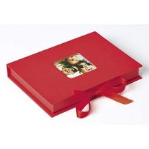 Walther - designScatole portaoggetti rosse con apertura per coperchio, Fun FB-112-R