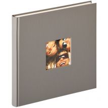 Walther Design - album fotografico grigio 26 x 25 cm con ritaglio copertina, Fun FA-205-X