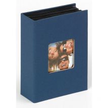 Design Fun blau 10x15 Mini Album für 100 Fotos MA357L (MA-357-L) - Walther