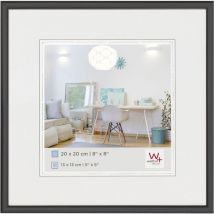 Walther Design - KV220B New Lifestyle, Cadres en plastique, 20x20 cm, noir, lot de 1