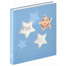 Walther - design Etoiles bleu 28x30,5 50 pages blanches Baby UK133L (UK-133-L)