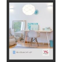 Walther Design - Cornice per foto nera 10 x 13 cm Cornice in plastica New Lifestyle KV113B
