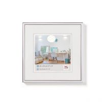 Marco de fotos plata 20 x 20 cm Marco de plástico New Lifestyle KV220S - Walther Design