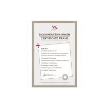 Walther Design - Marco de fotos gris 21 x 29,7 cm (din A4) Marco de plástico New Lifestyle KV130T