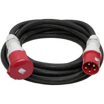 39600516100 Strom Verlängerungskabel 63 a Schwarz 10.00 m - Walther Werke