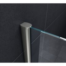 Wand-S-Profil 3,0 x 140 cm – chromfarbene Oberfläche – 3,0 x 140 cm – 3,0 cm – 1,8 cm