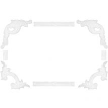Wand- und Deckenumrandung Fries Stuck Rahmen stoßfest AC290: Flachleiste AC290 7.95 €/m
