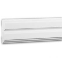 Wand- und Friesleiste profhome 151357F Stuckleiste Flexible Leiste Zierleiste Neo-Klassizismus-Stil weiß 2 m