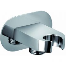 Paini France - Wandauslaufbogen für Dusche mit Halterung