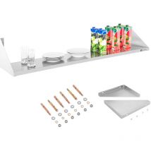 Royal Catering - Neu Gastro Wandbord Wandregal Edelstahl Konsole Edelstahlregal Tellerbord 150 Cm