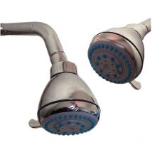 Trade Shop Traesio - Trade Shop - wandmontierter duschkopf feststehend regeneffekt 3 düsen arm 15CM -