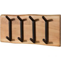 Wandgarderobe Akazie 60x3x25 natur lackiert melbourne 106