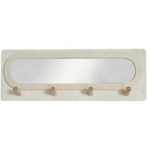 Wandgarderobe mit Spiegel Simplicity, 75 x 47 cm