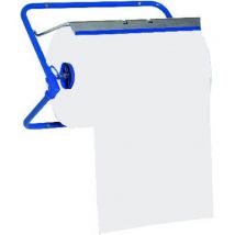 FP – Wandhalter aus Metall für Putzrollen bis 40 cm – Blau – Maximale Rollenbreite 400 mm – 322 mm Höhe – 500 mm Breite – 230 mm Tiefe – 1,8 kg 