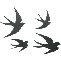 Frank Flechtwaren - Wandhänger 'Vögel', 4er Set FF-770820