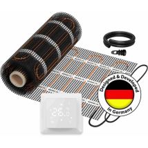 Wandheizmatten Warmon Classic Light 100 W/m² Mit Thermostat S 100 Touch Weiß - 8 M²