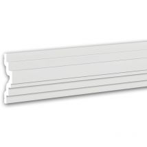 Profhome Decor - Wandleiste Profhome 651802 Friesleiste Stuckleiste Zierleiste Modernes Design weiß 2 m