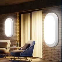 Wandleuchte 2 Stücke Kellerlampe mit Bewegungsmelder IP65