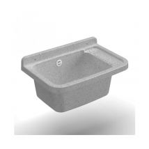 Wandleuchte aus Harz 50 cm granit Mongardi