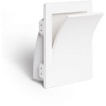 Efectoled - Wandleuchte Für Gipseinbau Für Led E14-glühbirnen Schnitt 313x253 Mm Weiß